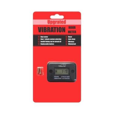 Imagem de Medidor De Horas Digital Universal Sem Fio Com Sensor De Vibração Para