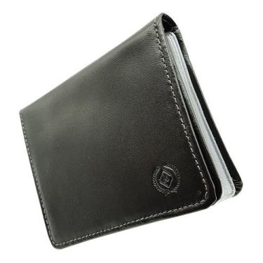 Imagem de Carteira Masculina Couro Legítimo Porta Cartões Cnh Cédulas RIFD - Kar