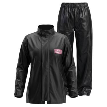Imagem de Capa de Chuva Feminina Delta PVC Motociclista, GG