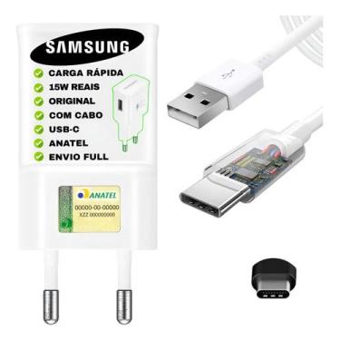 Imagem de Carregador 15w Turbo Tipo C Original Samsung A06 A16 A26 A36 A56, Bran
