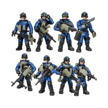 Imagem de Blocos De Montar De Soldados Militares, Brinquedos Para Crianças, Forç