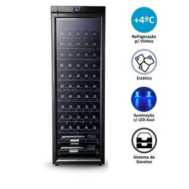 Imagem de Adega home wine 230l, preta - 220v - refrimate, 220V