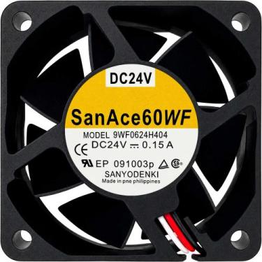 Imagem de Cooler 9WF0624H404 24V 0.15A 3.6W 3 Fios 3 Pinos 60X60X25 B2 - Nidec