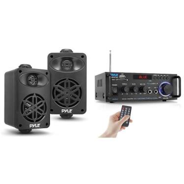 Imagem de Kit de Caixas de Som Pyle com Amplificador Bluetooth 200 W