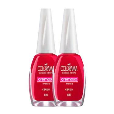 Imagem de Kit 2 Esmalte Colorama Cor Cereja com 8ml