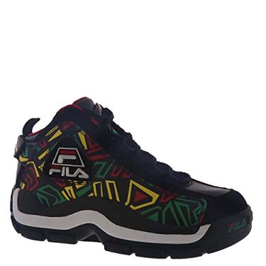 Imagem de Fila Boy's Grant Hill 2 (Big Kid) Black/Jelly Bean/Lemon Tonic 6.5 Big Kid M