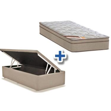 Imagem de Conjunto Baú-Colchão Castor Bonnel Revolution+Cama Solteiro 88