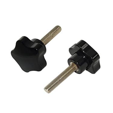 Imagem de Flyshop Star Hand Knobs Grips Parafuso de aperto macho rosqueado, 38 mm de diâmetro, M8 x 40 mm, 20 peças