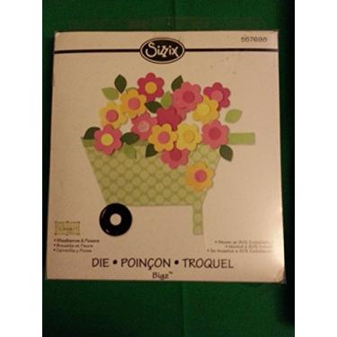 Imagem de Sizzix Die #557698 - Carrinho de mão e flores