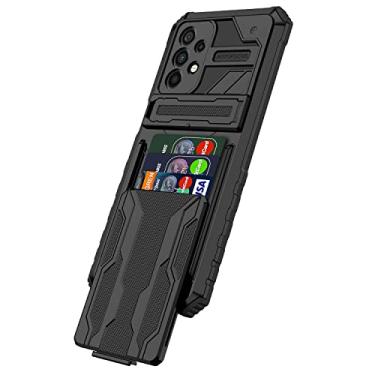 Imagem de Capa Capinha Anti Impacto para Samsung Galaxy A13 4G/A13 LTE com Card Slot Carcaça Carteira Antiqueda - Preto