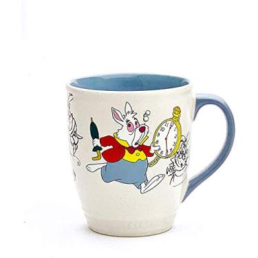 Imagem de Caneca de coelho branco da Disney Alice no País das Maravilhas Coleção Clássica