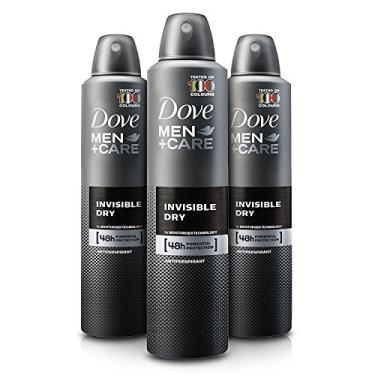 Imagem de Dove Desodorante masculino em spray invisível a seco (107 g, pacote com 3)