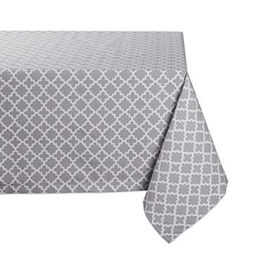 Imagem de DII Coleção de mesa de treliça, toalha de mesa, 60x84, cinza
