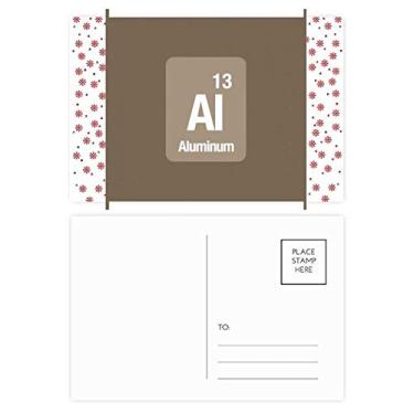 Imagem de Al Aluminum Chemical Element chem Christmas Christmas Flower Celebration Cartão postal de bênção