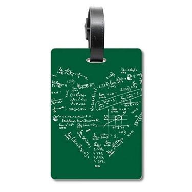 Imagem de Limits Mathematical Formulas Cálculo Pintado Maleta Etiqueta Bagagem Cartão Pendurado Etiqueta Scutcheon, Multicolorido.