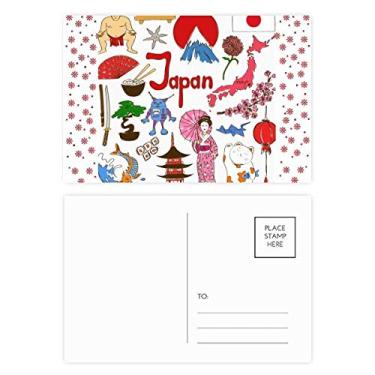 Imagem de Bandeira nacional de animais japoneses Landscap Natal flor celebração postal cartão postal bênção