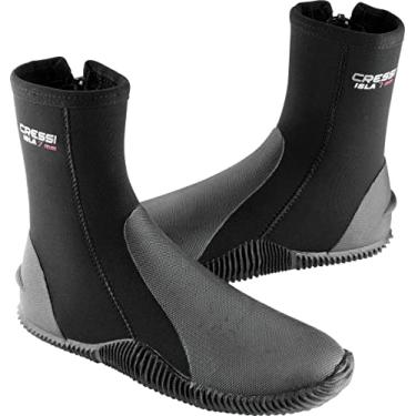Imagem de Cressi Botas de cano alto unissex adulto 7 mm de espessura, preta/preta, 43 BR
