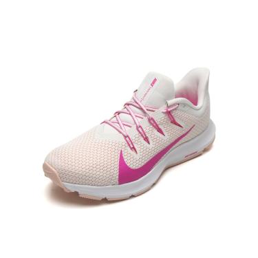 nike feminino branco e rosa