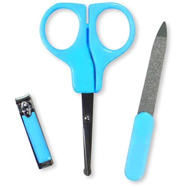 Imagem de Kit Infantil Para Unhas, Pais e Filhos, Azul