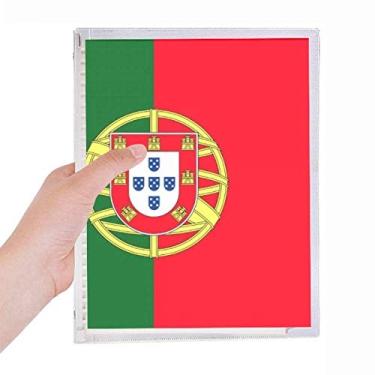 Imagem de Caderno de folhas soltas com a bandeira nacional de Portugal