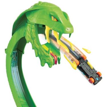 Pista Hot Wheels City Track Ataque De Triceratops Dinossauro no