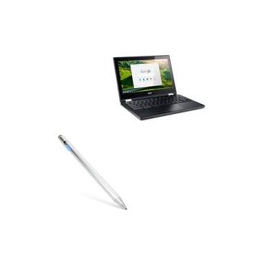 Imagem de Caneta Stylus BoxWave compatível com Acer Chromebook R11 (Caneta Stylus da BoxWave) - AccuPoint Active Stylus, Caneta Eletrônica com Ponta Ultra Fina para Acer Chromebook R11 - Prata Metálica