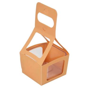 Imagem de Cestinho para Lembrancinha Cestinha de Plástico Caixinha Dello Papaya