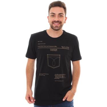 Imagem de Camiseta Calvin Klein Jeans Masculina Trademark Preta-Masculino