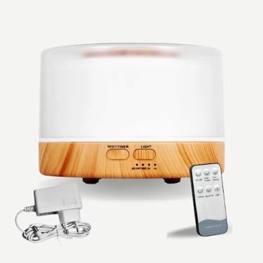 Imagem de Umidificador Aromatizador 300ml Luatek LKJ-162 Difusor Ultrassônico Aromas Ambiente (Madeira Clara)