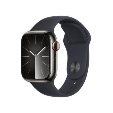 Imagem de Applewatch Series9 Gps+Cellular Caixa Grafite De Aço Inoxidável 41mm P