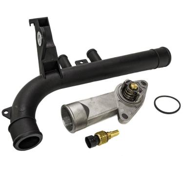 Imagem de Kit Válvula Termostática + Plug Temperatura Corsa 1.0 1.4 1.6 Com Tubo de Água - MTEK20057