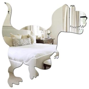 Imagem de Espelho Decorativo Decoração Sala Quarto Dinossauro 3 - 3D Fantasy