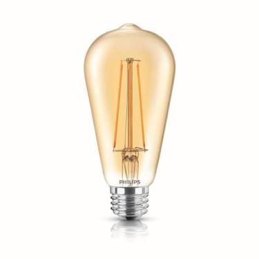 Imagem de Lâmpada Led Philips Filamento dimerizável 5W 127V bulbo ST64 base E27
