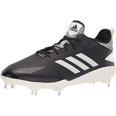 Imagem de adidas Tênis de beisebol masculino Adizero Afterburner V, Preto/nuvem branco/cinza, 12.5