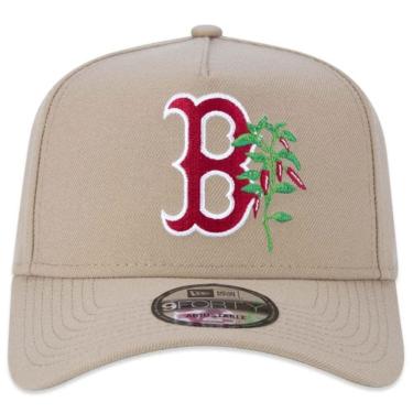 Imagem de Boné New Era Aba Curva 9FORTY Boston Red Sox Rooted Nature