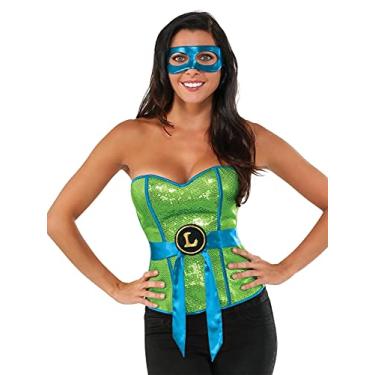 Imagem de Rubie's Costume Co Espartilho feminino das Tartarugas Ninja, Leonardo, Leonardo, M