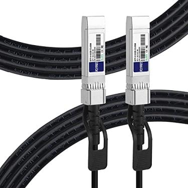 Imagem de FLYPROFiber - Cabo Twinax SFP+ DAC de 10 G, Twinax de cobre passivo de conexão direta de 5 m/5 m, para Cisco SFP-H10GB-CU5M, Uiquiti, Netgear, Mikrotik, D-Link, Intel, Supermicro e mais