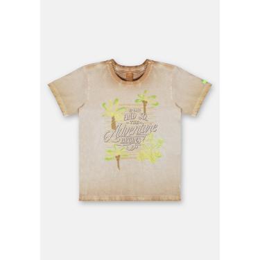 Imagem de Infantil - Camiseta The Adventure Up Baby Marrom  menino