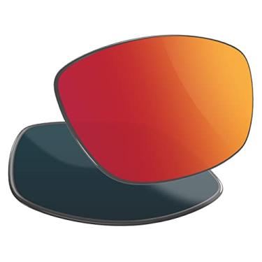 Imagem de Vaep Lentes de reposição polarizadas para óculos de sol Costa Del Mar Manta - Vermelho tijolo