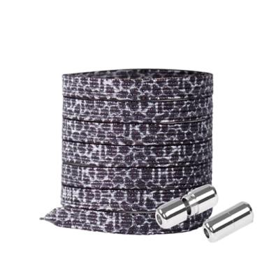 Imagem de Elastic Locking ShoeLace Metal Lock Shoe Laces Women No Tie Shoes Lace Kids Adult Unisex Sneakers Laces Strings (Color : Multicolor E)