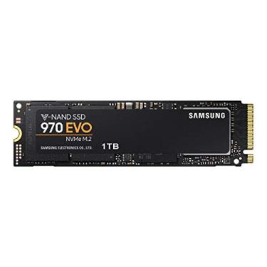 Imagem de SSD Samsung (MZ-V7E1T0BW) 970 EVO 1TB - M.2 NVMe - SSD com Tecnologia V-NAND, Preto/Vermelho