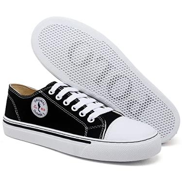 Imagem de Tenis Feminino Polo All Original Estilo Novidade Cano Baixo Cor:Preto;Tamanho:34;Genero:Feminino