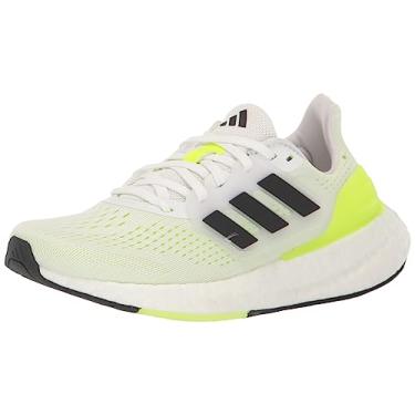Imagem de adidas Tênis masculino Pureboost 23, Branco/preto/limão lúcido, 13