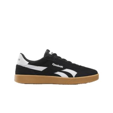 Imagem de Reebok Tênis unissex adulto Smash Edge, Preto/Branco/Goma, 5 Women/3.5 Men