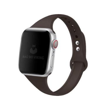 Imagem de Pulseira Sport Slim Compatível com Apple Watch - Baú do Viking, Marrom