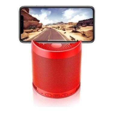 Imagem de Caixa De Som Bluetooth Q3 Usb Mp3 Aux Com Suporte Celular - Hfq3