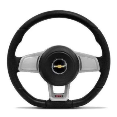 Imagem de Volante Esportivo MK7 Prata - Gm Celta / Prisma - Chevrolet