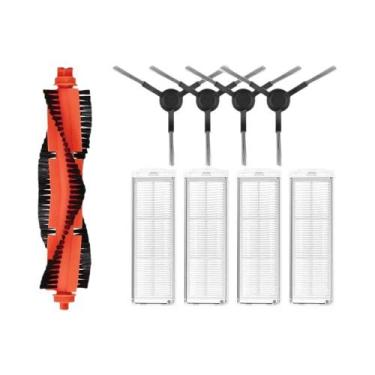 Imagem de Peças de Filtro e Escova Lateral para Robô Aspirador Xiaomi S10/S12/T1