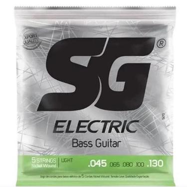 Imagem de Encordoamento p Contra Baixo 5 Cordas SG Strings Light .045
