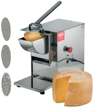 Imagem de Ralador Elétrico Industrial Profissional Inox Malta Para Queijo 3 Disc
